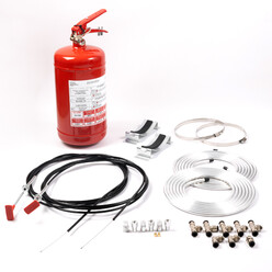 Ecofirex 4.25L Plumbed-In Mechanical Fire Extinguisher Kit (FIA)